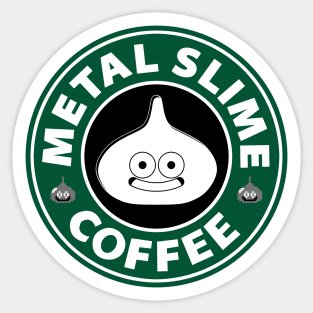 Metal Slime Coffee Sticker